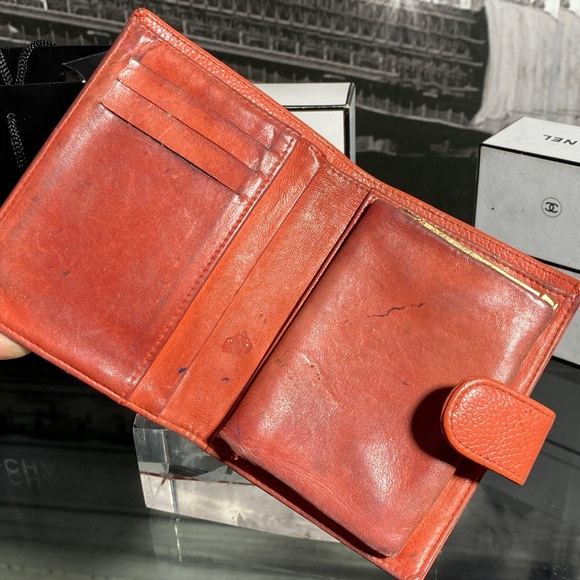 Authentic Rare Chanel Timeless CC Caviar Leather Purse Wallet - Picture 6 of 16